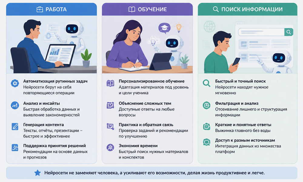 Где искусственный интеллект действительно экономит время
